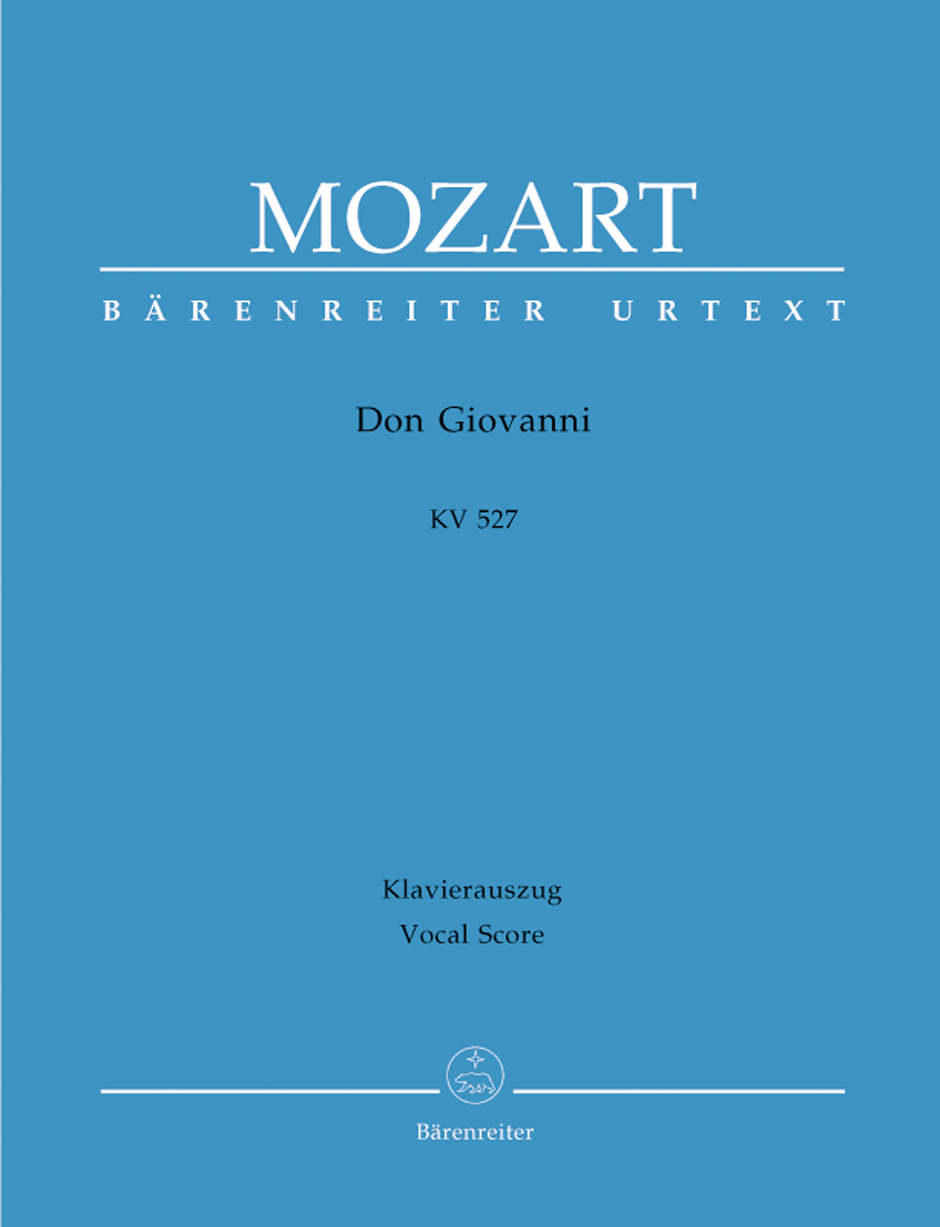 MOZART, W,A, - DON GIOVANNI KV 527 KLAVIERAUSZUG URTEXT (HANS-GEORG KLUGE) LEINEN (KÖTÖTT)