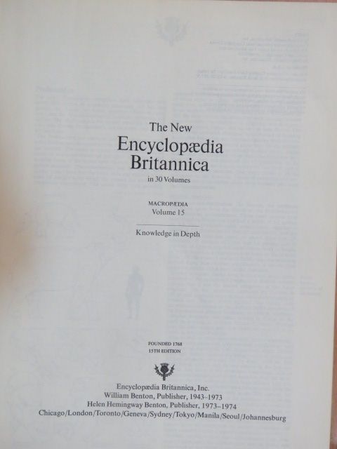 The New Encyclopaedia Britannica in 30 Volumes - Macropaedia 15 [antikvár]