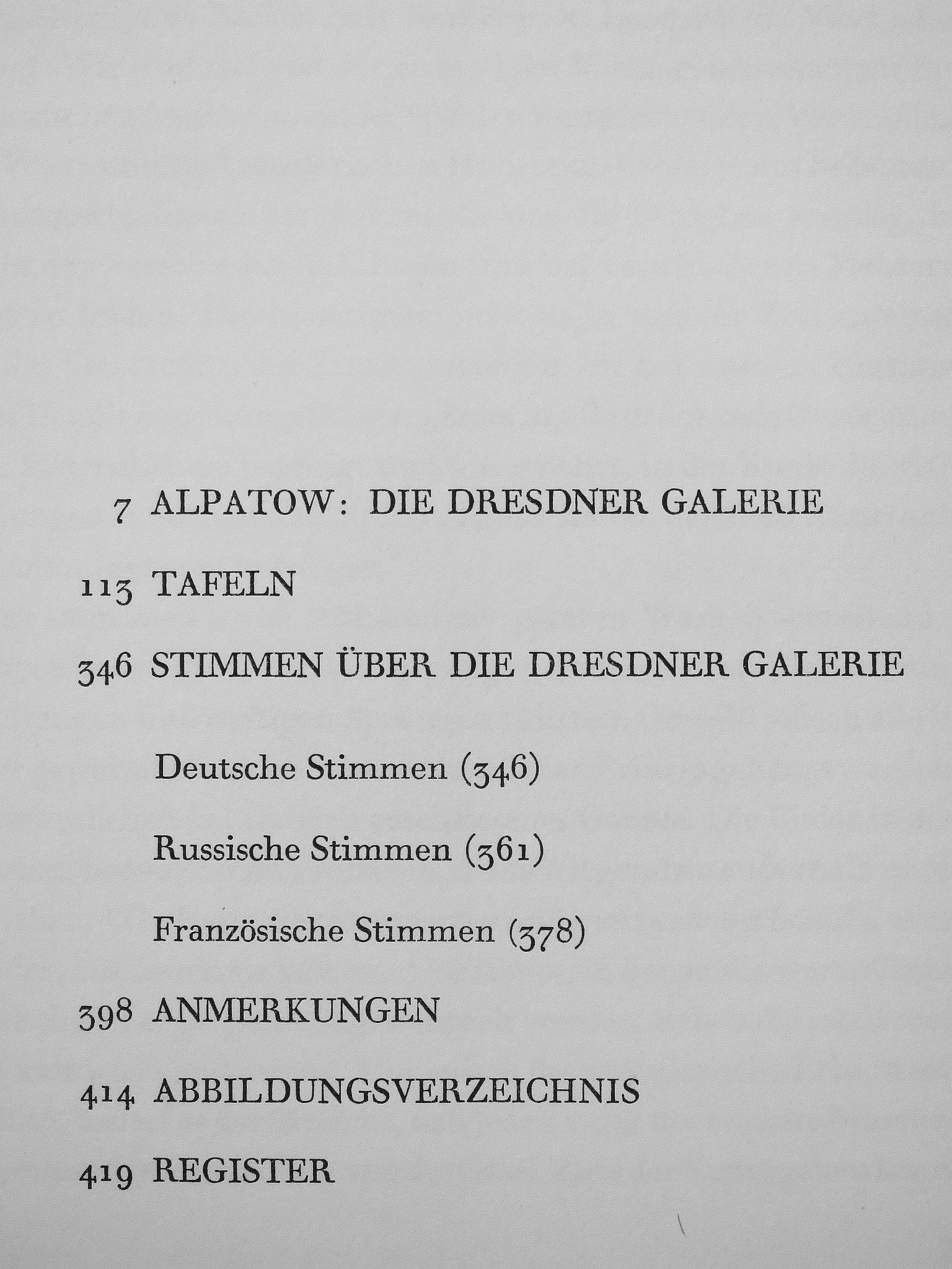 Michael W. Alpatow - Die Dresdner Galerie Alte Meister [antikvár]