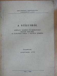 A stílusról [antikvár]