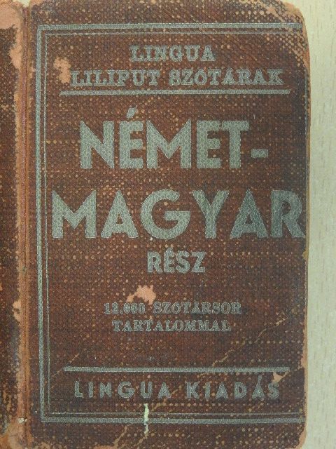 Német-magyar szótár [antikvár]