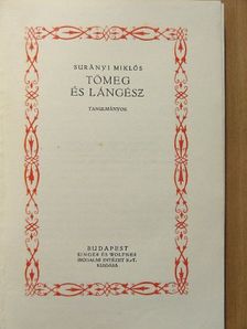 Surányi Miklós - Tömeg és lángész [antikvár]