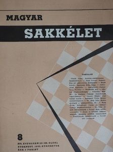 Dr. Érdy Béla - Magyar Sakkélet 1966. augusztus [antikvár]