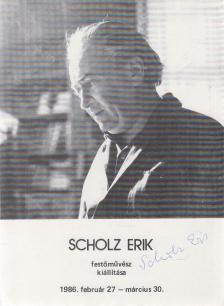 WEÖRES SÁNDOR - Scholz Erik festőművész kiállítása (aláírt) [antikvár]