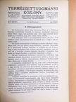 Bálint Sándor - Természettudományi Közlöny 1913. január-december/Pótfüzetek a Természettudományi Közlönyhöz 1913. (nem teljes évfolyam) [antikvár]