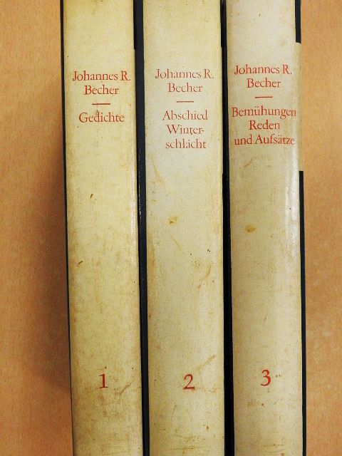 Johannes R. Becher - Gedichte/Abschied-Winterschlacht/Bemühungen, Reden und Aufsätze [antikvár]