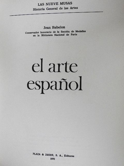 Jean Babelon - El Arte Espanol [antikvár]