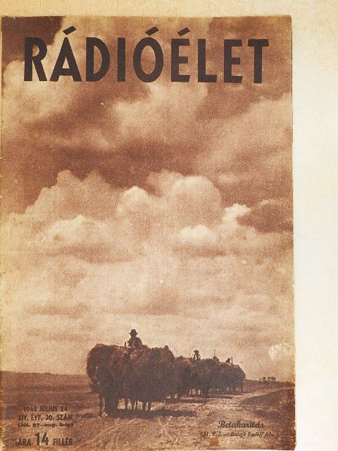 Budinszky Sándor - Rádióélet 1942. július 24. [antikvár]