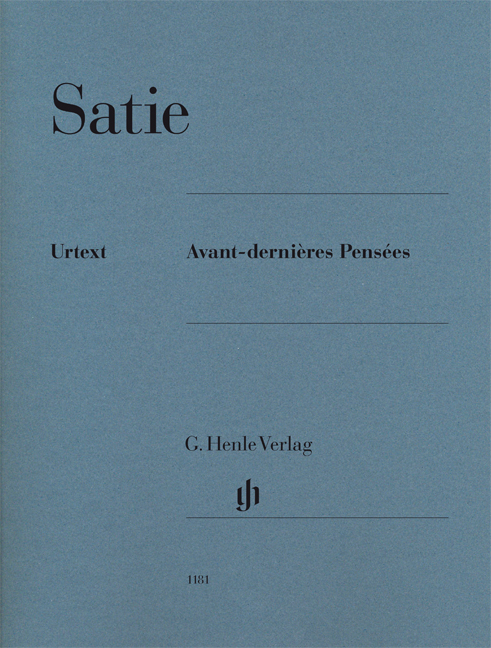 SATIE - AVANT-DERINIERES PENSÉES (U.KRAEMER - P.ROGÉ)