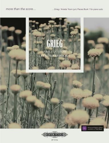 GRIEG - 'ARIETTA' FROM LYRIC PIECES BOOK 1  FOR PIANO SOLO