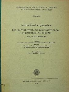S. Krompecher - Die Heutige Stellung Der Morphologie in Biologie und Medizin [antikvár]