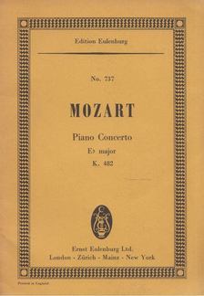 Friedrich Blume, Mozart, Wolfgang Amadeus - Concerto Eb major for Pianoforte and Orchestra by Wolfgang Amadeus Mozart K. 482 [antikvár]