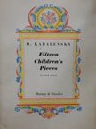 Dmitri Kabalevsky - Fifteen Children's Pieces [antikvár]