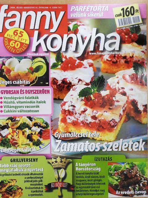 Fanny konyha 2009. július-augusztus [antikvár]