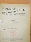 Dr. Banner János - Dolgozatok a M. Kir. Horthy Miklós-Tudományegyetem Régiségtudományi Intézetéből 1941 [antikvár]