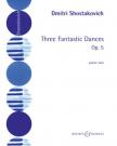 SOSZTAKOVICS (SHOSTAKOVICH) - THREE FANTASTIC DANCES OP.5 PIANO SOLO