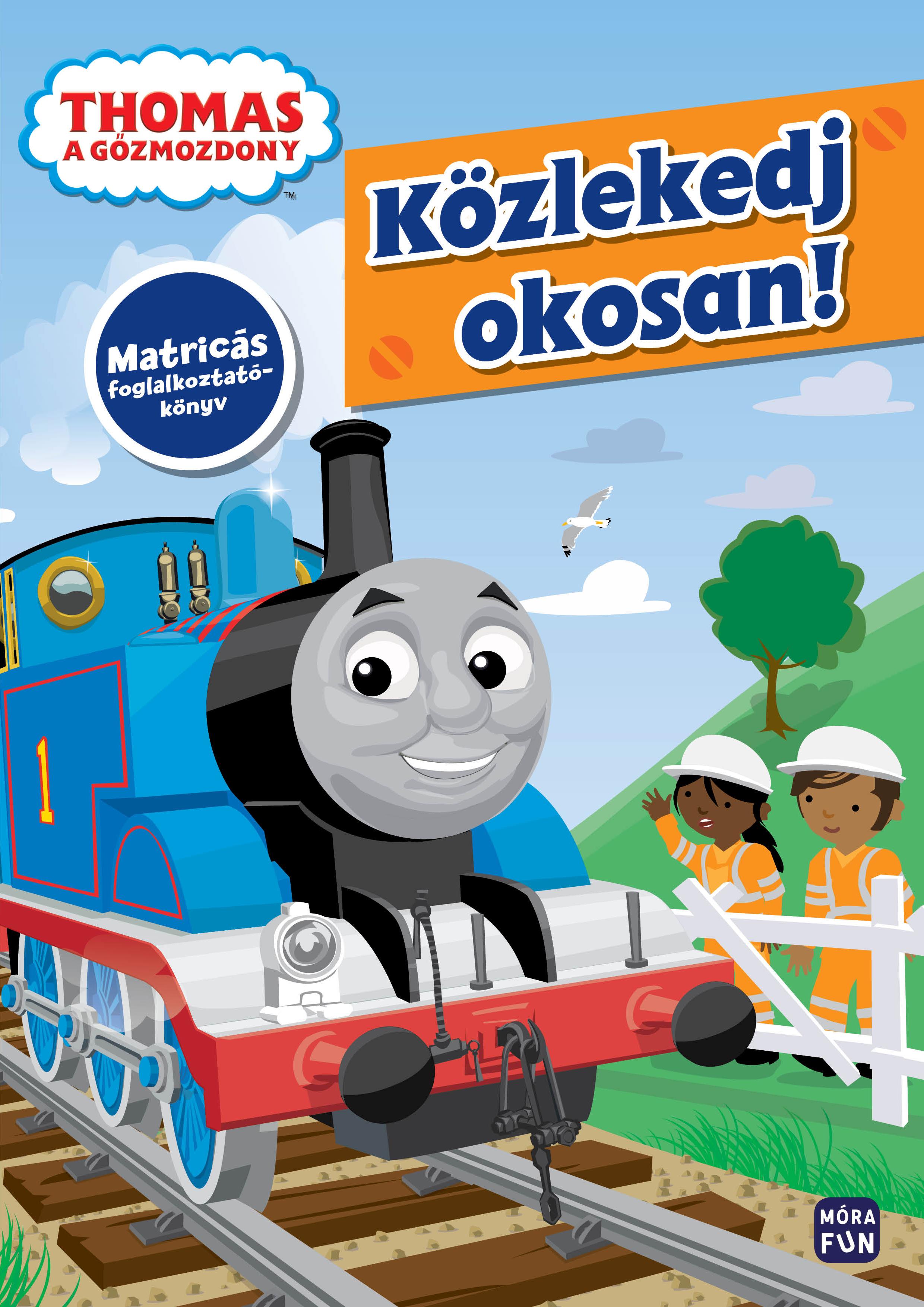 .- - Thomas, a gőzmozdony. Közlekedj okosan! - matricás foglalkoztató [raktárvásár]
