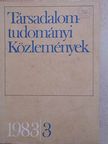 Balogh István - Társadalomtudományi Közlemények 1983/3. [antikvár]