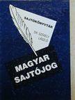 Dr. Székely László - Magyar sajtójog [antikvár]