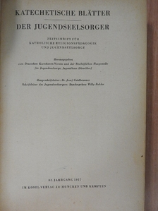 Alfons Baur - Katechetische Blätter 1957. [antikvár]
