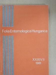 Endrődi S. - Folia Entomologica Hungarica 1/1981. [antikvár]