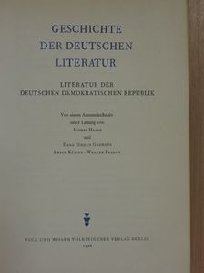 Erich Kühne - Geschichte der deutschen Literatur [antikvár]