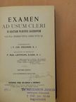 Examen ad usum cleri in gratiam praecipue sacerdotum sacra exercitia obeuntium [antikvár]