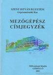 Balló Béla - Mezőgépész címjegyzék [antikvár]