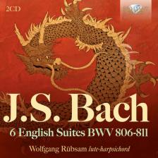 Bach - 6 ENGLISH SUITES BWV 806-811 2CD RÜBSAM
