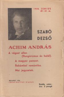 Szabó Dezső - Achim András [antikvár]