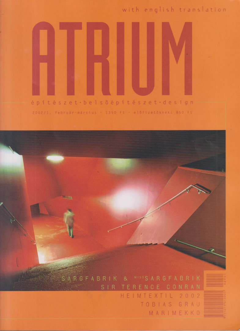 Halasi Rita Mária - Atrium 2002/1. február-március [antikvár]