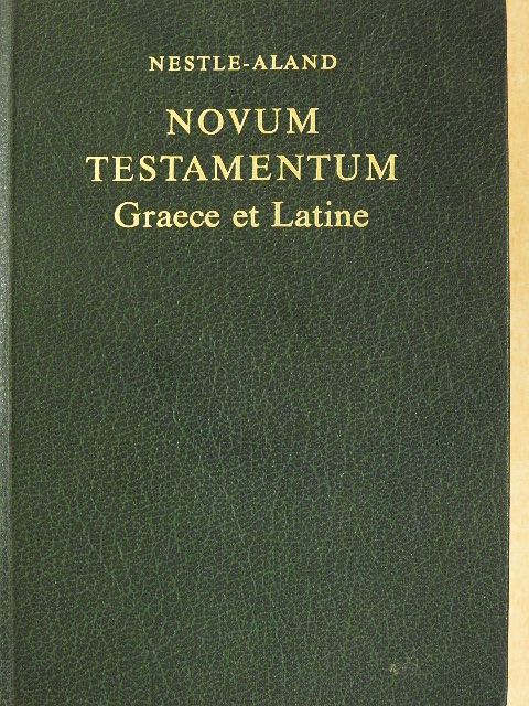 Novum Testamentum Graece et Latine [antikvár]
