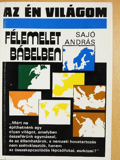 Sajó András - Félemelet-Bábelben [antikvár]