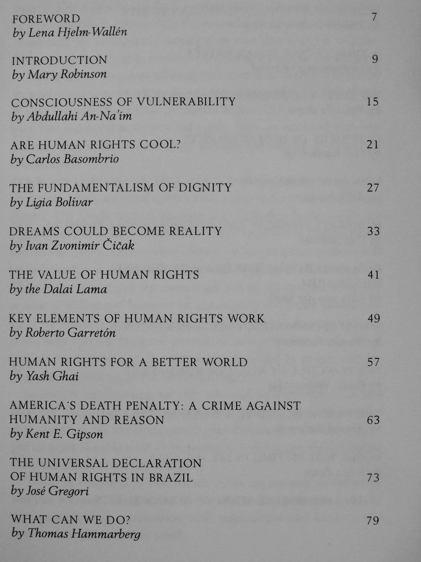 Lena Hjelm-Wallén - A Human Rights Message [antikvár]