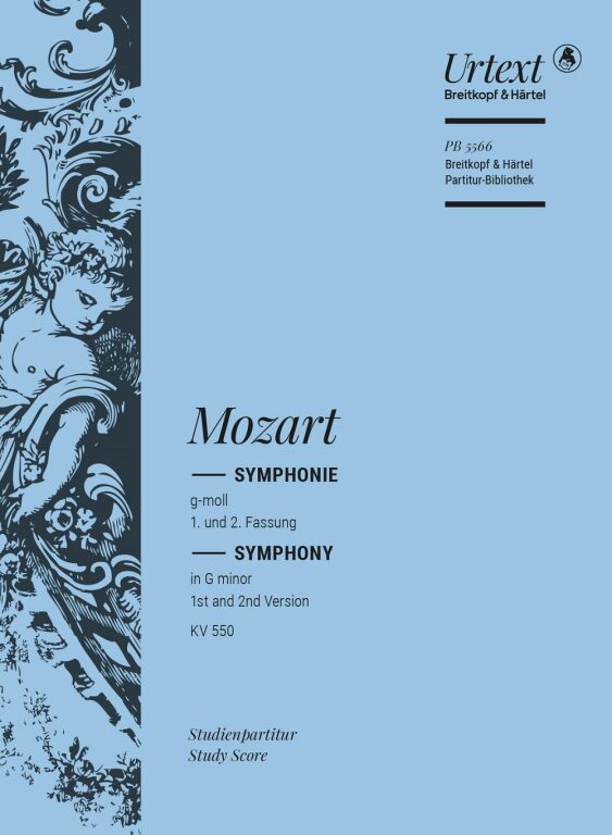 MOZART, W,A, - SYMPHONIE g-MOLL 1. UND 2. FASSUNG KV 550, STUDIENPARTITUR