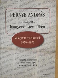 Pernye András - Budapest hangversenytermeiben [antikvár]