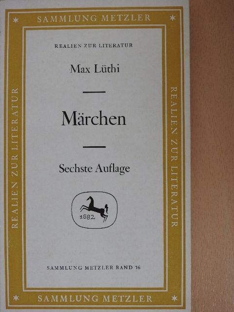 Max Lüthi - Märchen [antikvár]