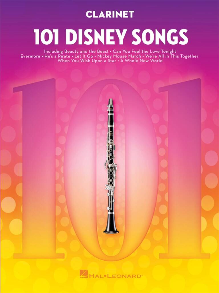 101 DISNEY SONGS FOR CLARINET