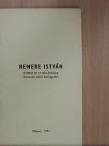 Nemere István irodalmi munkássága [antikvár]