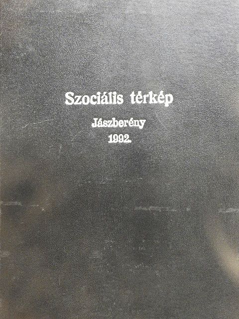 Dr. Fábián Zoltán - Szociális térkép Jászberény 1992 [antikvár]