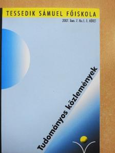 Gergely S. - Tessedik Sámuel Főiskola Tudományos közlemények 2007. 1/1. [antikvár]