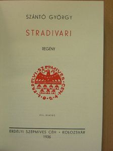 Szántó György - Stradivari [antikvár]