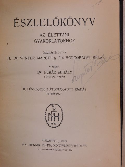 Észlelőkönyv [antikvár]