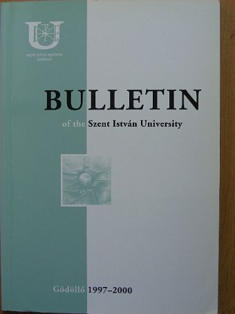 Kiss P. - Bulletin of the Szent István University 1997-2000. [antikvár]