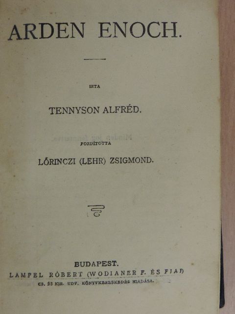 Ambrus Zoltán - Arden Enoch/Huszárszerelem/Válogatott magyar népballadák/Énekek éneke/Fáy András válogatott meséi/A medve/Hajótöröttek/Egy fiu szenvedése/Helvila [antikvár]