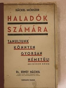 Dr. Ernst Häckel - Tanuljunk könnyen, gyorsan németül! [antikvár]