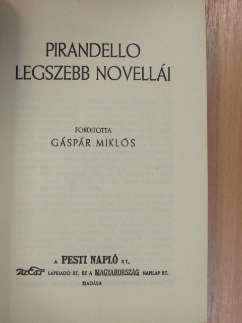 Pirandello - Pirandello legszebb novellái [antikvár]