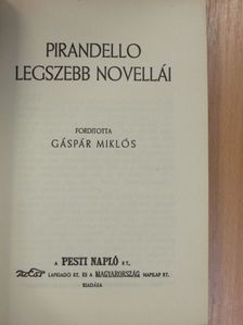 Pirandello - Pirandello legszebb novellái [antikvár]