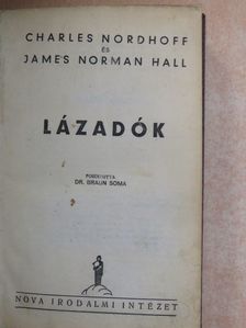 Charles Nordhoff - Lázadók [antikvár]