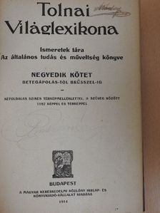 Tolnai Világlexikona IV. (töredék) [antikvár]